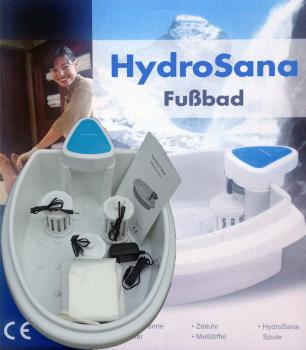 Hydrosana, Fußbad plus 3 Spulen, Hygienebeutel u.250g Aktivierungssalz